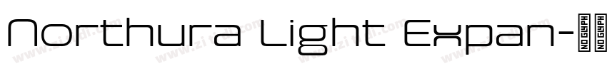 Northura Light Expan字体转换